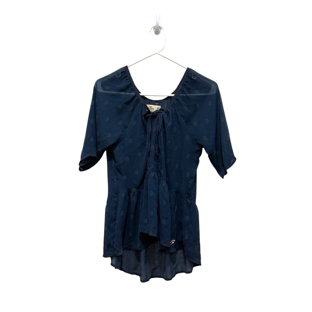 Hollister sheer blouse medium